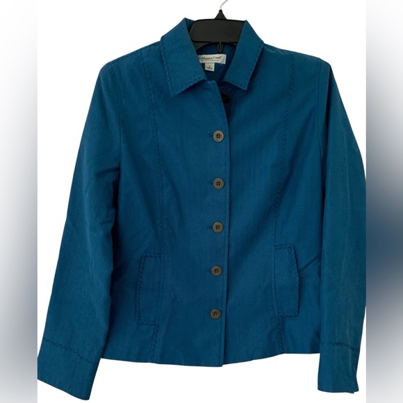 Coldwater Creek Blazer/jacket With Shoulder Pads Size 4 - Picture 1 of 3